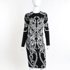 Alexander McQueen 2010 knit dress. size S
